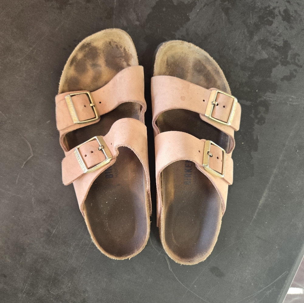 Pink Birkenstock Sandals